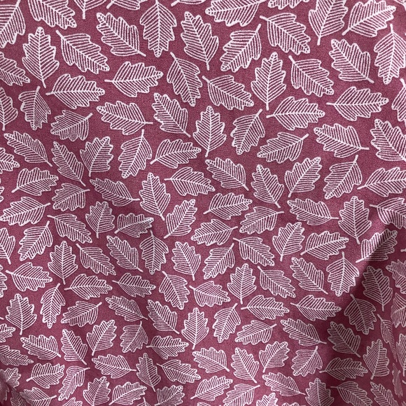 Orvis Women's 10 Cotton Leaf Print Button Front Casual Shirts - Picture 3 of 6